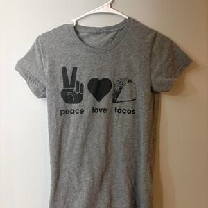 Y2K peace love tacos graphic tee